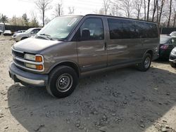 Salvage cars for sale from Copart Waldorf, MD: 2002 Chevrolet Express G3500