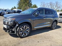 Salvage cars for sale at Finksburg, MD auction: 2022 Hyundai Santa FE Calligraphy