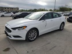 Salvage cars for sale at Wilmer, TX auction: 2017 Ford Fusion SE
