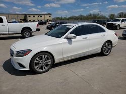 Salvage cars for sale from Copart Wilmer, TX: 2019 Mercedes-Benz C300