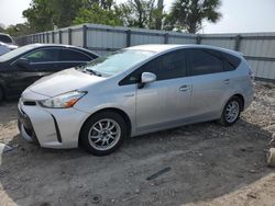 Salvage cars for sale at Riverview, FL auction: 2016 Toyota Prius V