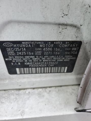 2015 Hyundai Sonata Hybrid