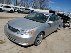 Salvage cars for sale from Copart Bridgeton, MO: 2002 Toyota Camry LE