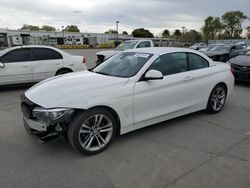 Salvage cars for sale at Sacramento, CA auction: 2018 BMW 430I