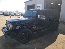 Jeep salvage cars for sale: 2022 Jeep Wrangler Unlimited Sahara 4XE