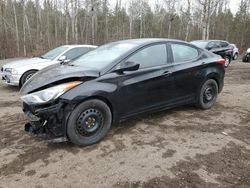 Salvage cars for sale at Bowmanville, ON auction: 2012 Hyundai Elantra GLS