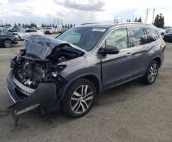 Honda Pilot Touring salvage cars for sale: 2018 Honda Pilot Touring