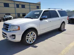 Ford salvage cars for sale: 2016 Ford Expedition EL Platinum