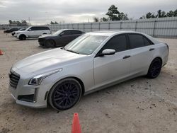 Salvage cars for sale at Houston, TX auction: 2017 Cadillac CTS Luxury