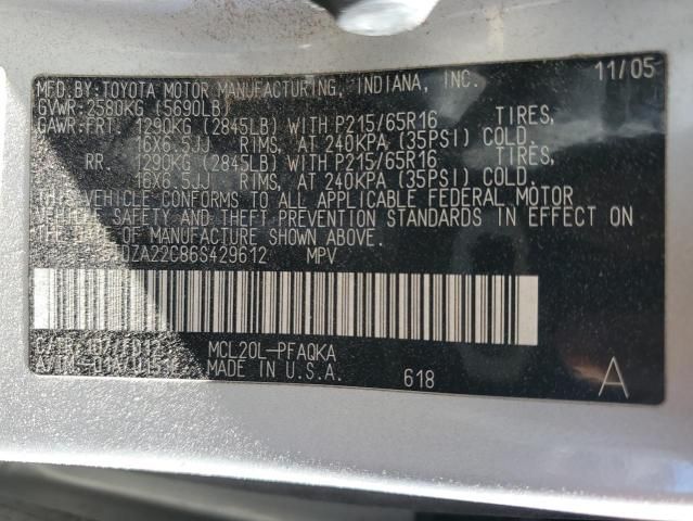 2006 Toyota Sienna XLE