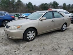 Salvage cars for sale at Mendon, MA auction: 2003 Toyota Camry LE