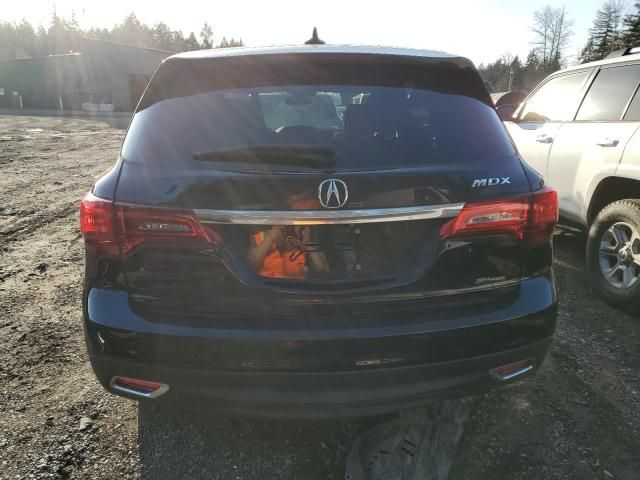 2016 Acura MDX Technology