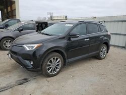 Salvage cars for sale at Kansas City, KS auction: 2017 Toyota Rav4 Limited