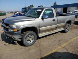 Chevrolet C/K2500 salvage cars for sale: 2001 Chevrolet Silverado K2500 Heavy Duty