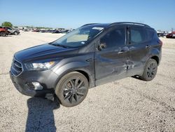 Salvage cars for sale at San Antonio, TX auction: 2019 Ford Escape SE