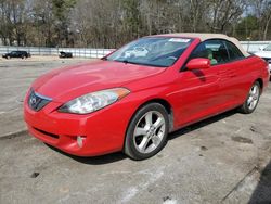 Salvage cars for sale at Austell, GA auction: 2005 Toyota Camry Solara SE