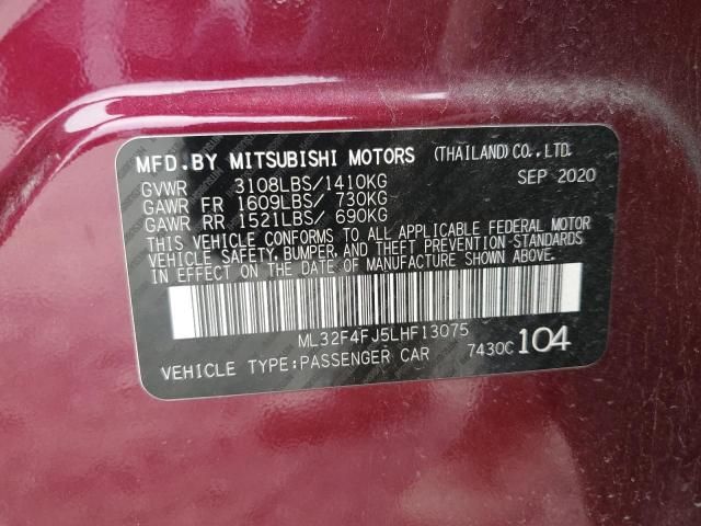 2020 Mitsubishi Mirage G4 SE