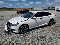 Salvage cars for sale at Tifton, GA auction: 2020 Honda Accord Sport