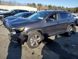 Salvage cars for sale at Exeter, RI auction: 2020 Jeep Cherokee Limited