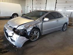 Salvage cars for sale at Franklin, WI auction: 2008 Honda Civic SI
