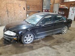 Salvage cars for sale from Copart Ebensburg, PA: 2005 Volkswagen Passat GLX 4MOTION