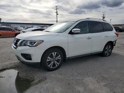 Nissan salvage cars for sale: 2017 Nissan Pathfinder S