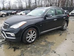 Salvage cars for sale from Copart Waldorf, MD: 2017 Infiniti QX50