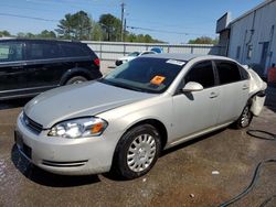 Chevrolet Impala LS salvage cars for sale: 2008 Chevrolet Impala LS