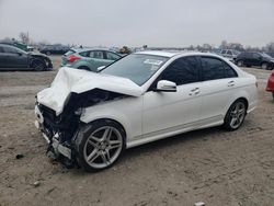 Salvage cars for sale from Copart Cicero, IN: 2014 Mercedes-Benz C 300 4matic