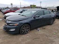 Salvage cars for sale at Chicago Heights, IL auction: 2021 Chevrolet Malibu RS