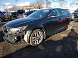 Salvage cars for sale at New Britain, CT auction: 2015 KIA Optima SX