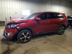 Salvage cars for sale at Franklin, WI auction: 2017 KIA Sorento EX