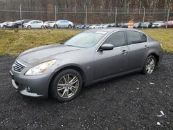 Salvage cars for sale at Finksburg, MD auction: 2015 Infiniti Q40