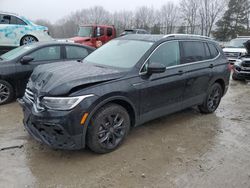 Salvage cars for sale at North Billerica, MA auction: 2022 Volkswagen Tiguan SE