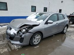 Salvage cars for sale from Copart Farr West, UT: 2013 Mazda 3 I