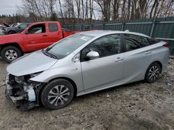 Vehiculos salvage en venta de Copart Candia, NH: 2021 Toyota Prius Prime LE