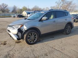 Salvage cars for sale at Wichita, KS auction: 2018 Toyota Rav4 Limited