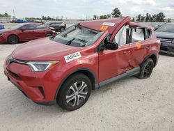 Salvage cars for sale from Copart Houston, TX: 2017 Toyota Rav4 LE