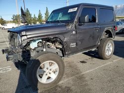 Salvage cars for sale from Copart Rancho Cucamonga, CA: 2021 Jeep Wrangler Sport