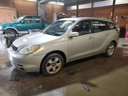 Salvage cars for sale from Copart Ebensburg, PA: 2003 Toyota Corolla Matrix XR