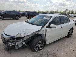 Honda salvage cars for sale: 2016 Honda Accord LX