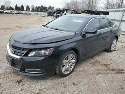 Chevrolet salvage cars for sale: 2017 Chevrolet Impala LS