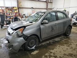 Salvage cars for sale at Nisku, AB auction: 2015 Nissan Micra