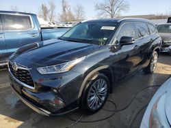 Toyota Highlander salvage cars for sale: 2020 Toyota Highlander Platinum