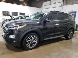 Salvage cars for sale from Copart Blaine, MN: 2021 Hyundai Tucson Limited