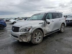 Infiniti QX80 salvage cars for sale: 2017 Infiniti QX80 Base