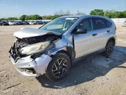Salvage cars for sale from Copart San Antonio, TX: 2016 Honda CR-V SE