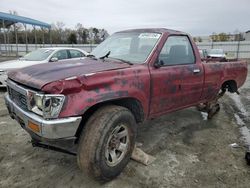 Salvage trucks for sale at Spartanburg, SC auction: 1991 Toyota Pickup 1/2 TON Short Wheelbase DLX