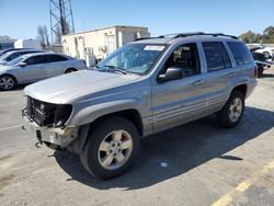 Jeep salvage cars for sale: 2001 Jeep Grand Cherokee Limited