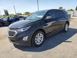 Salvage cars for sale from Copart Miami, FL: 2020 Chevrolet Equinox LS